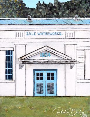 Original Painting – Sale Waterworks Original Painting – Sale Waterworks