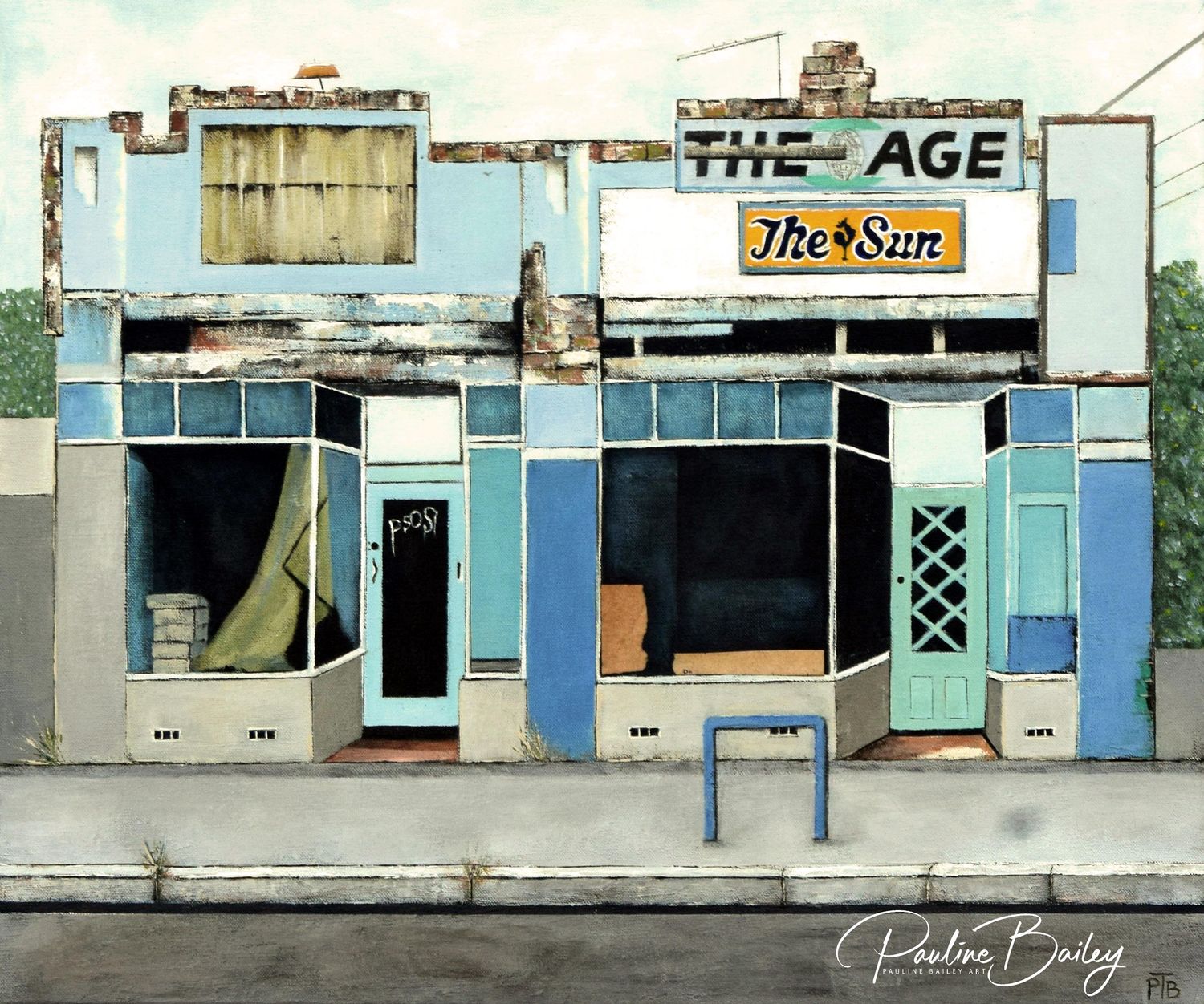 Original painting – The Old Elsternwick Milk Bar, Hartington Street