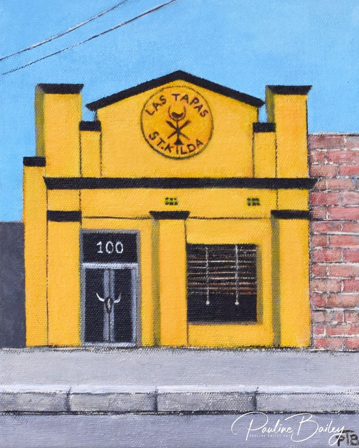 Original painting - Las Tapas, St Kilda