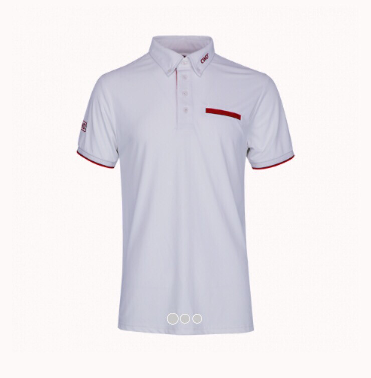 White men&#39;s polo shirt