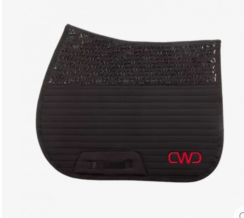 Black Jumping saddle pad