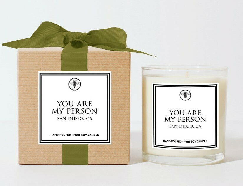 You Are My Person Candle