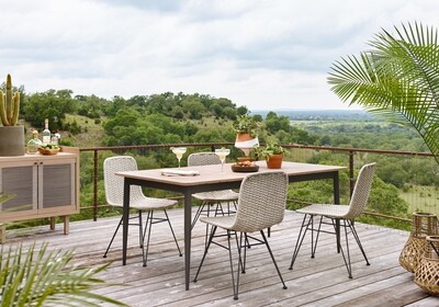 Dema Outdoor Dining Chair Natural