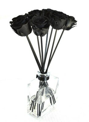 MelroseFields Classic Black Rose Reed Diffuser Kit