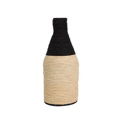 Black Malia Floor Vase by Kazil
