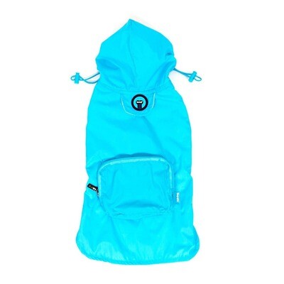 Blue Packaway Raincoat