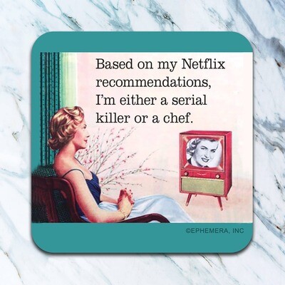 Based on My Netflix Recommendations coaster