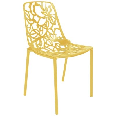 Modern Flower Design Outdoor Dining Chair