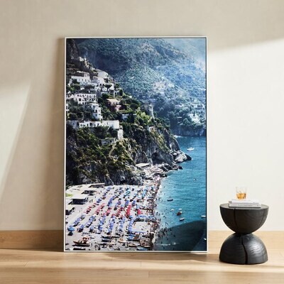Beach in Positano by Slim Aarons