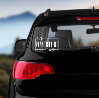 Plantrovert Waterproof Decal | Car Decal | Mirror Decal