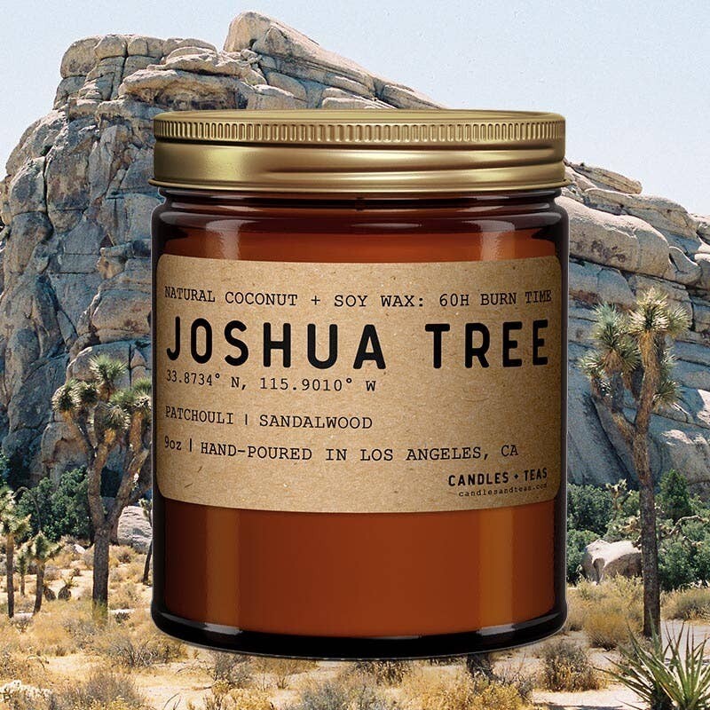 Joshua Tree California Candle Natural Coconut Soy Wax Candle