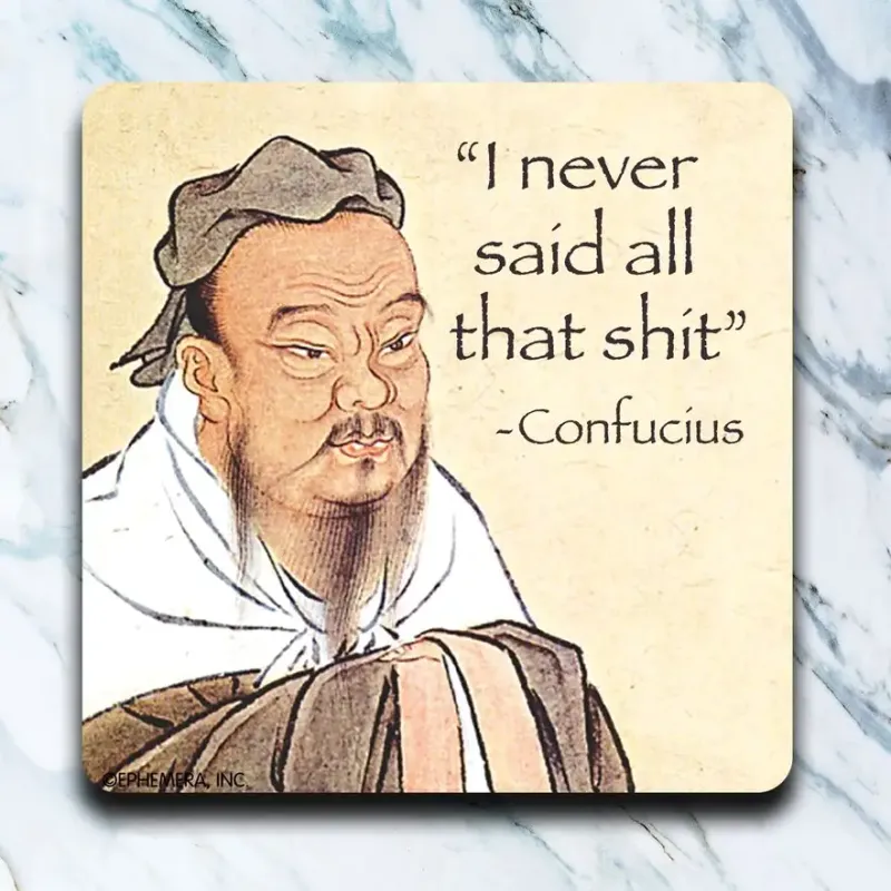 Confucius Coaster