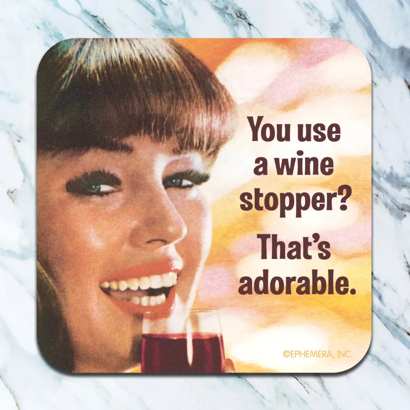 You Use A Wine Stopper Coaster