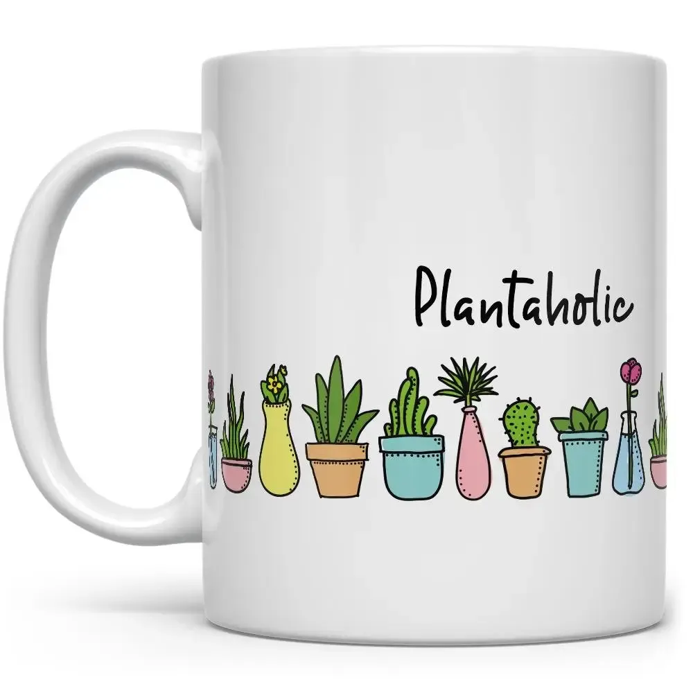 Plantaholic Mug, Plant Lover Gifts, Plant Coffee Mug