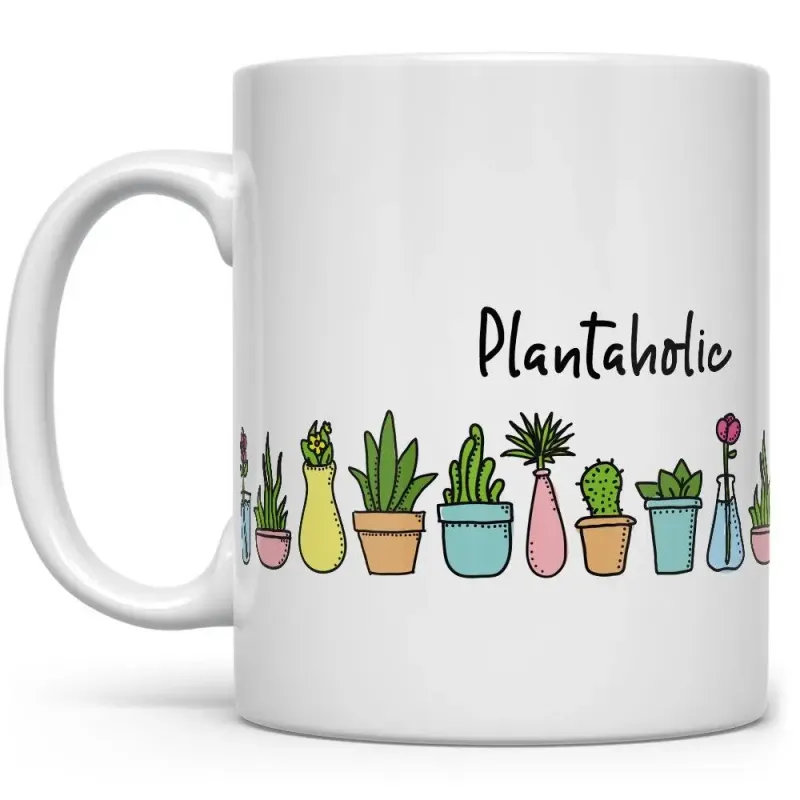 Plantaholic Mug, Plant Lover Gifts, Plant Coffee Mug