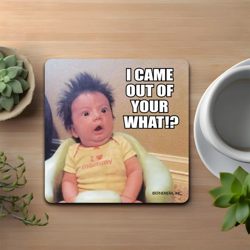 I Came Out of What? Coaster