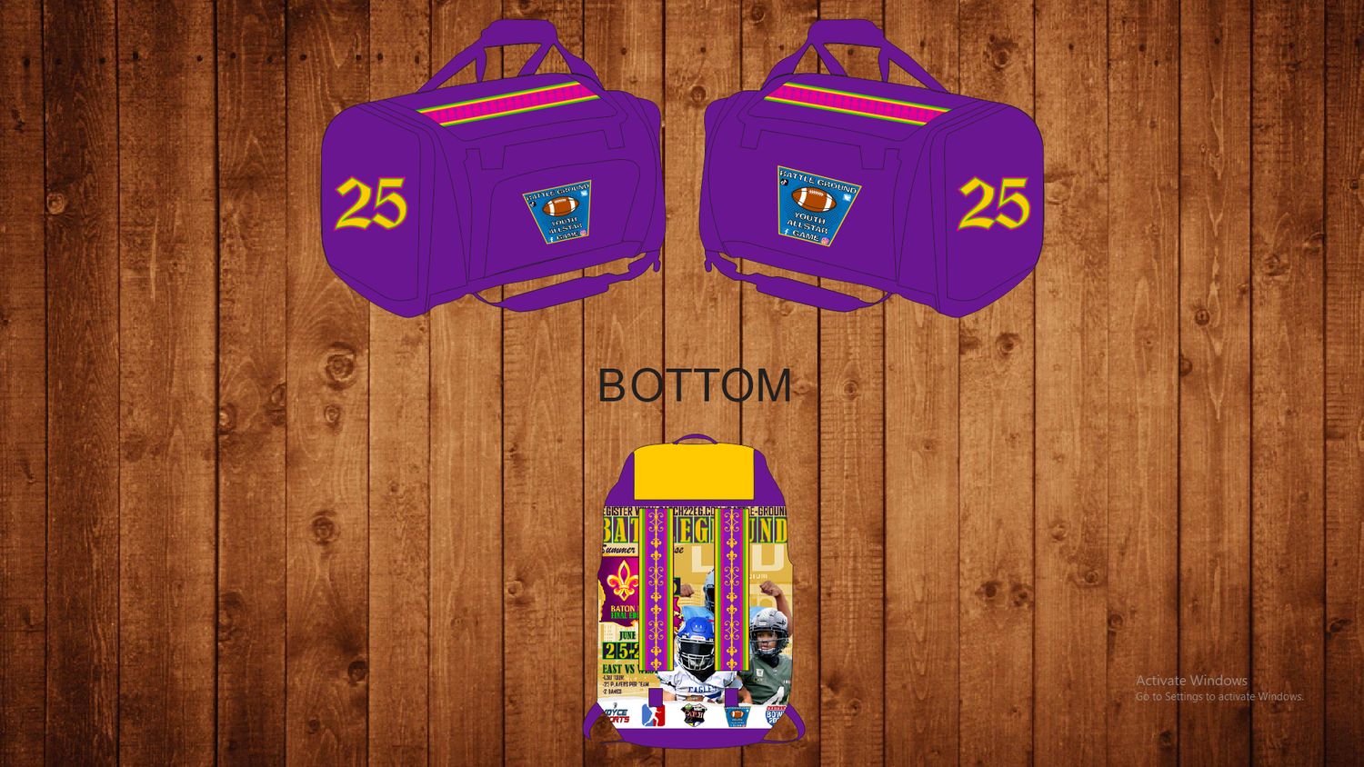 Full Package duffle customization