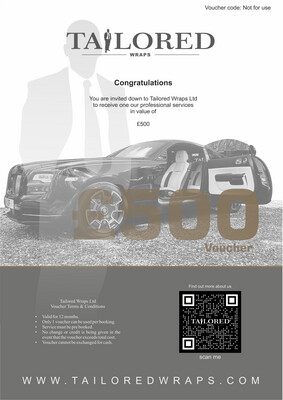 Digital £500 Gift Voucher
