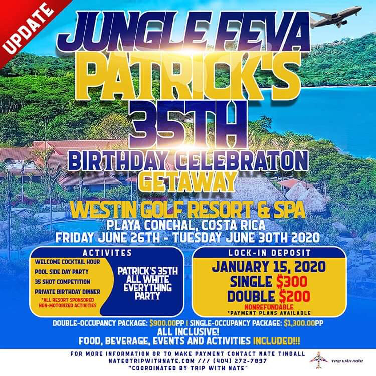 Jungle Feva - Patrick&#39;s 35th Birthday Celebration