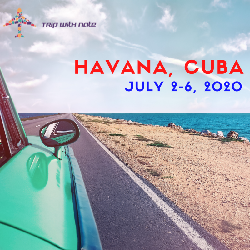 ¡VIVA! - HAV, CBA - 7/2- 7/6 - 1st DEPOSIT