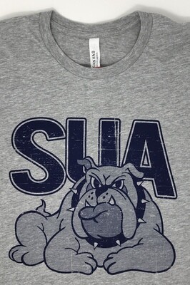 T-shirt-SUA over Full Bulldog