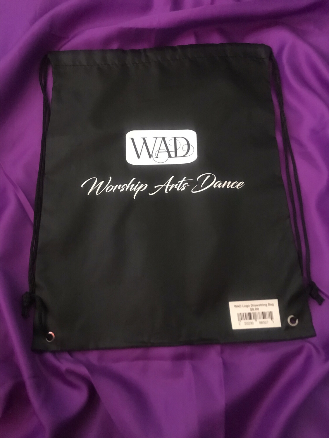 WAD Logo Drawstring Bag