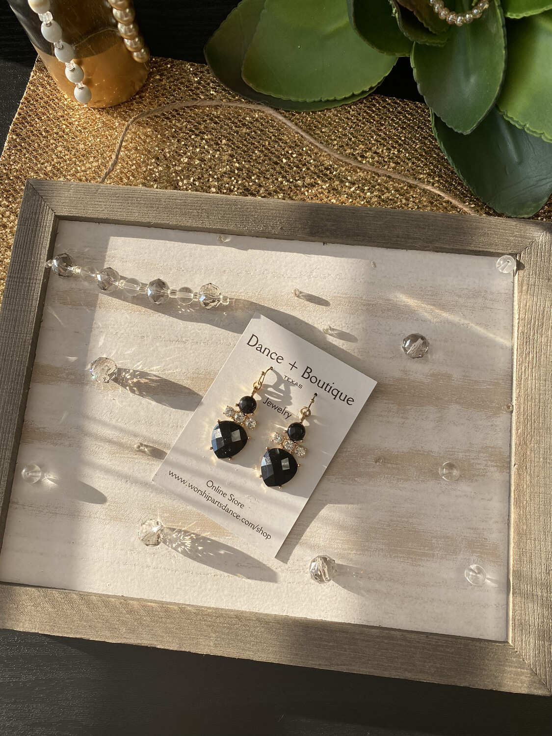 Black Statement Earrings