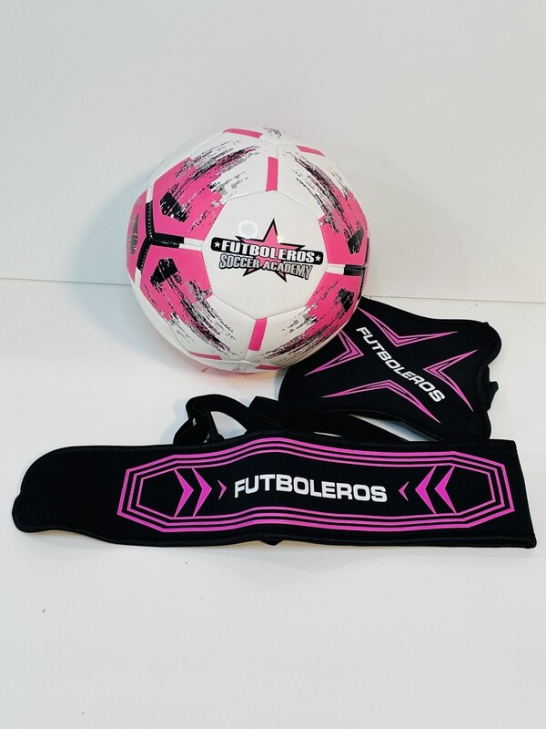 Futboleros PK Set - PINK + BALL Size 4 or 5
