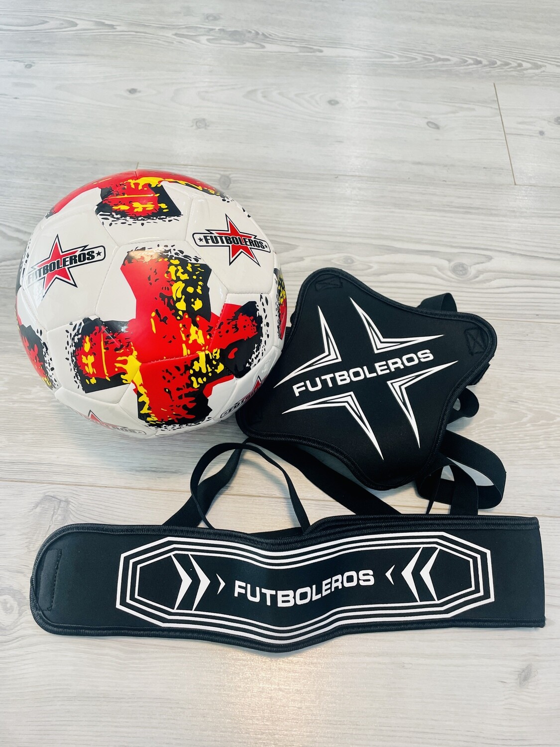 Futboleros PK Set - Red NEW + BALL Size 4-5