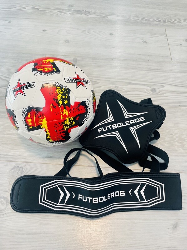 Futboleros PK Set - Red NEW + BALL Size 4-5