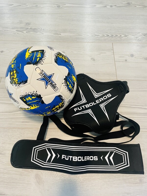 Futboleros PK Set - BLUE + NEW BALL Size 4 or 5
