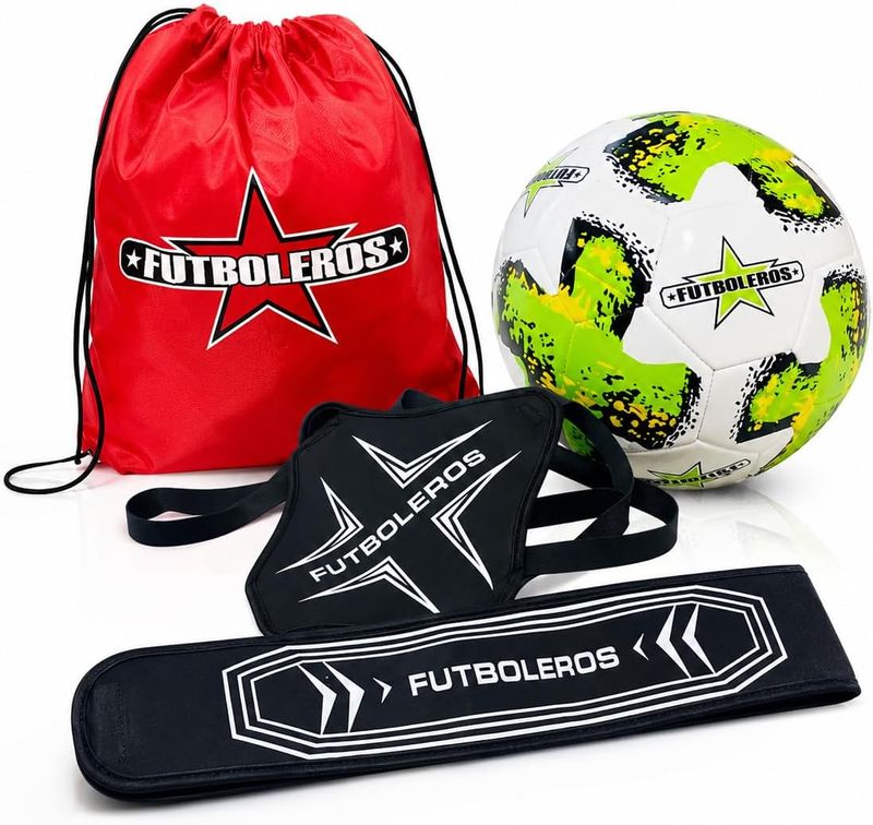 Futboleros Green on White Set - Ball Size 4 or 5