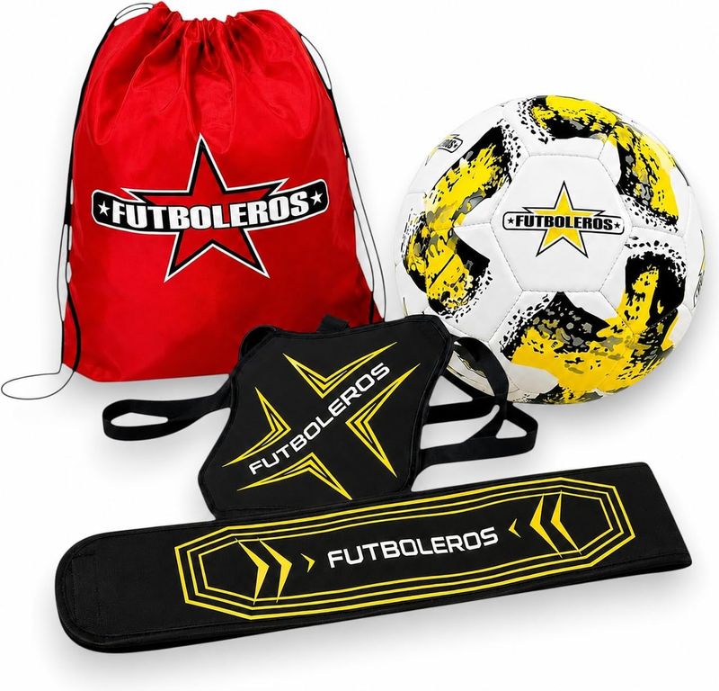 Futboleros Yellow on Yellow Set - Ball Size 4 or 5