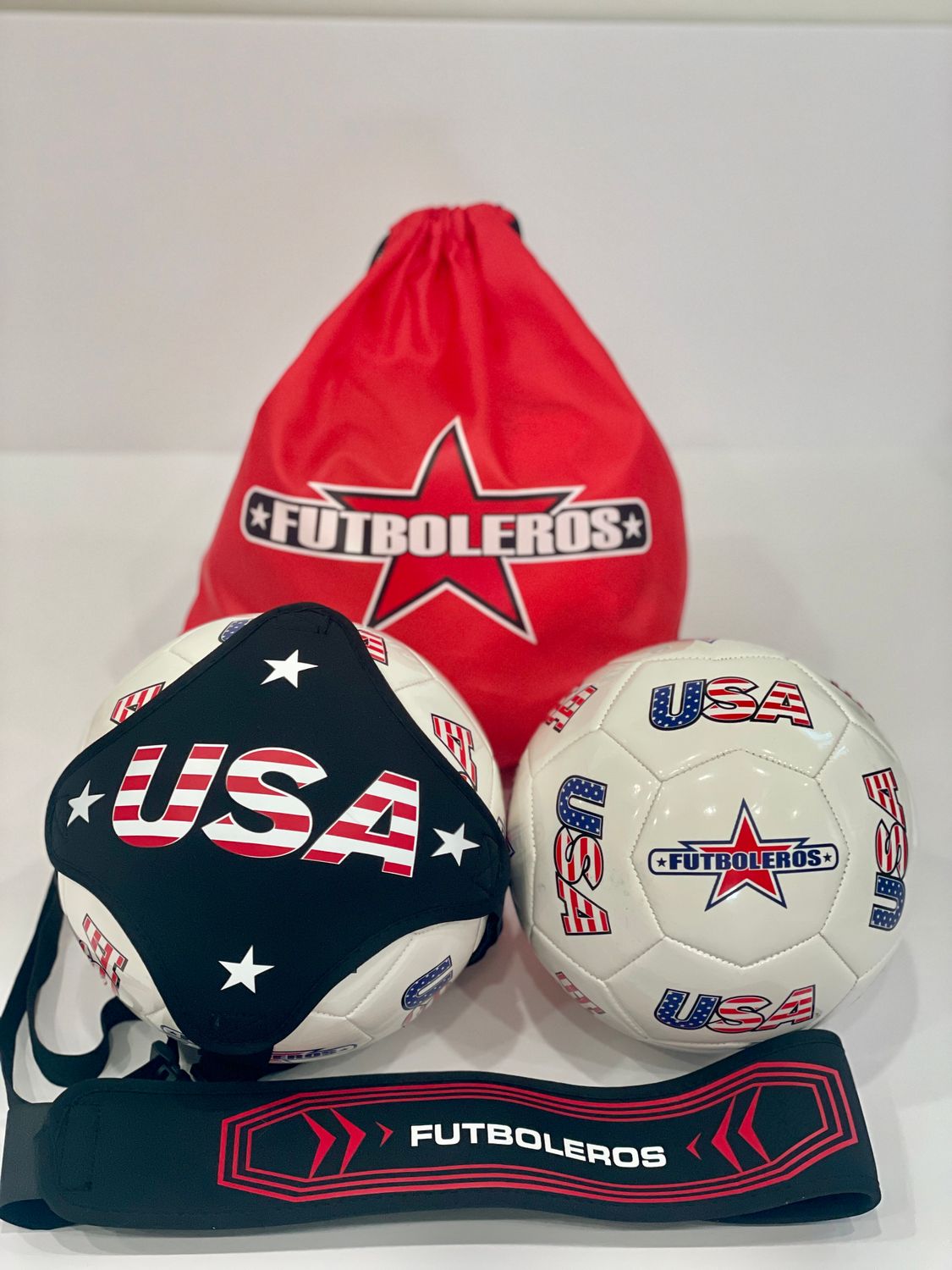 FUTBOLEROS USA RED PACKAGE SIZE 5