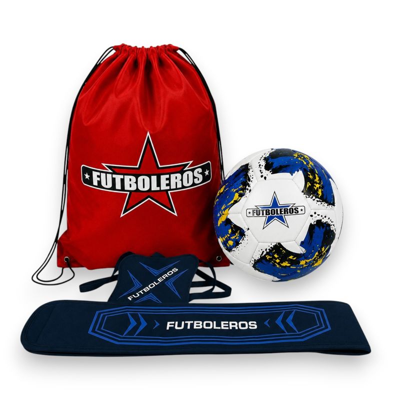 Futboleros Blue on Blue Set - Ball Size 4 or 5