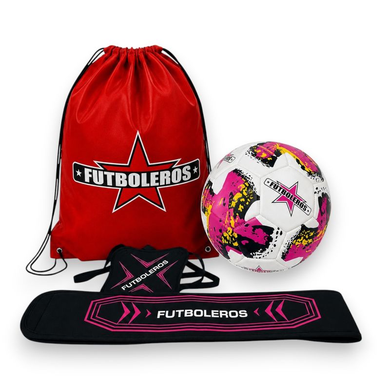 Futboleros Pink on Pink Set - Ball Size 4 or 5
