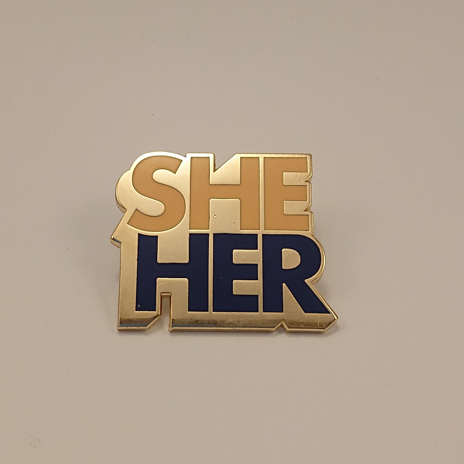 Pronoun Badge - She/Her Colour