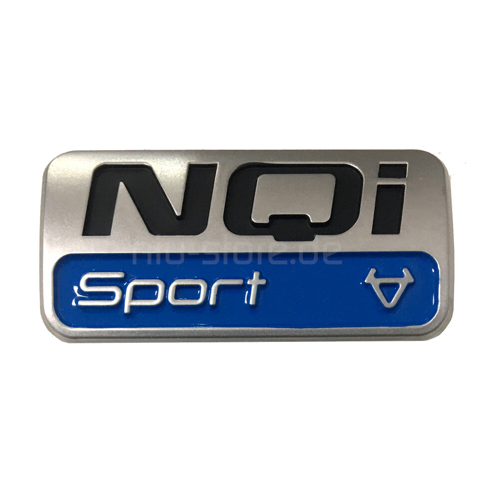 Original NIU NQi Sport Marken-Emblem Aufkleber | Set 2 Stück