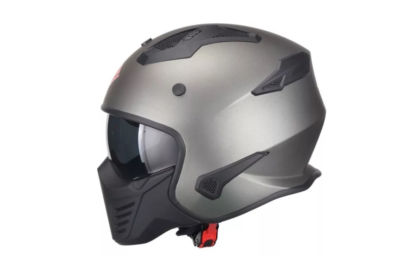 Jet-Helm Vito Bruzano matt Titanium