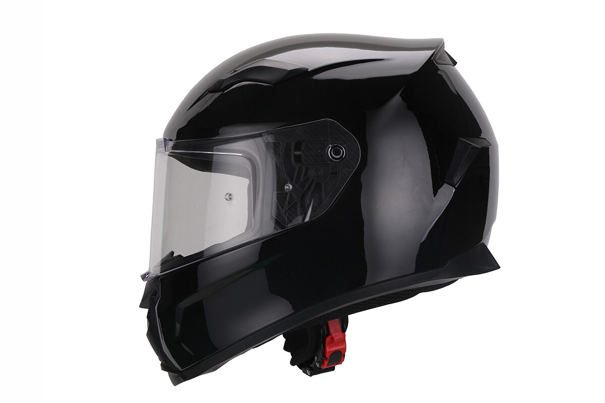 Integralhelm Duomo glanz schwarz