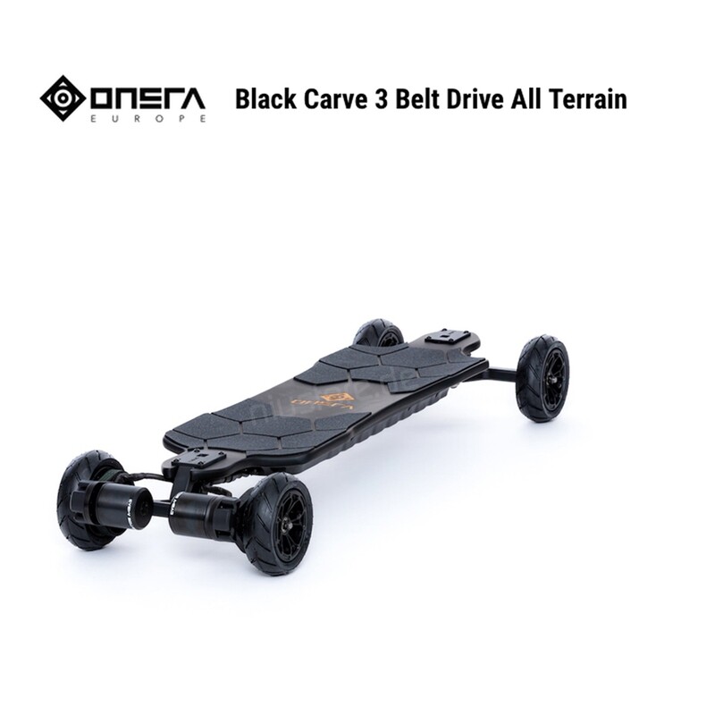Onsra Black Carve 3 Belt Drive All Terrain | E-Skateboard