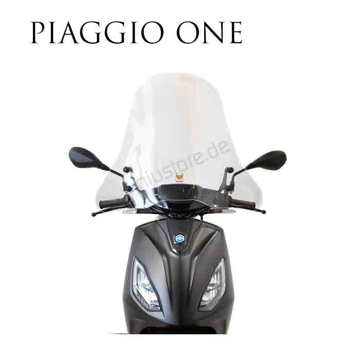 Windschutzscheibe Isotta passend auf Piaggio One - klar