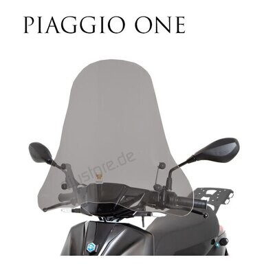 Windschutzscheibe für Piaggio One | Smoke