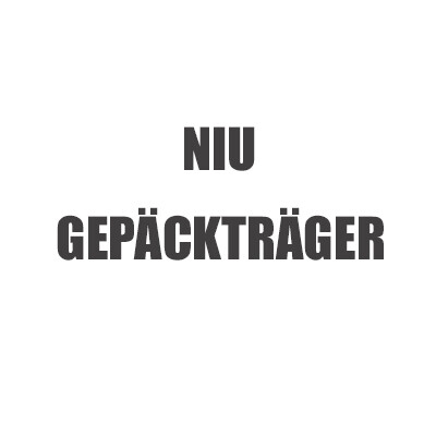 NIU Gepäckträger