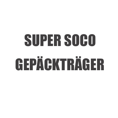 Super Soco Gepäckträger
