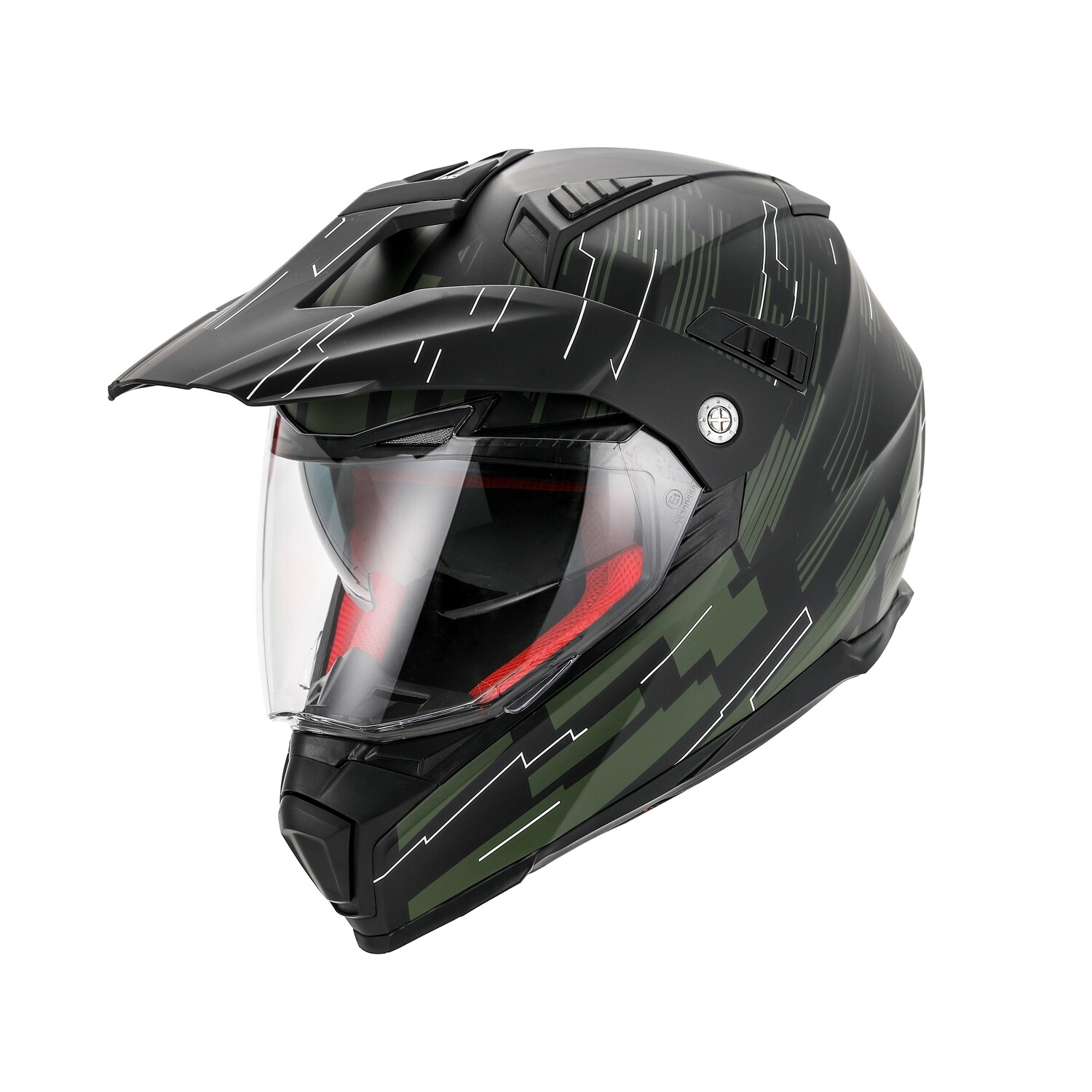 Vito Cross Helm Mattschwarz/Army
