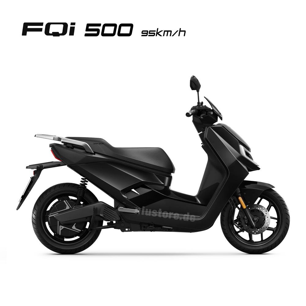 NIU FQI 500 | E-Roller | 95km/h | NIU Frankfurt, Farbe: schwarz