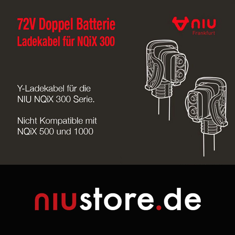 Y-Ladekabel für NIU NQiX 300 | NIU Frankfurt
