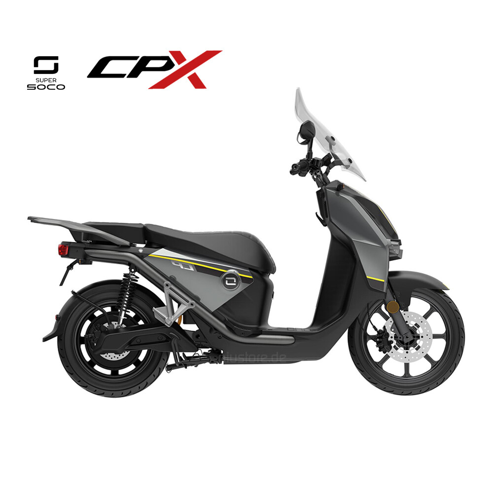 Super Soco CPX Pro | 105 km/h mit 2 Akkus &amp; ABS, Farben: rot