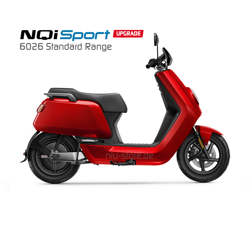 Elektroroller NIU NQi Sport 6026 in Rot – sportlicher Elektro-Roller mit modernem Design für den Stadtverkehr